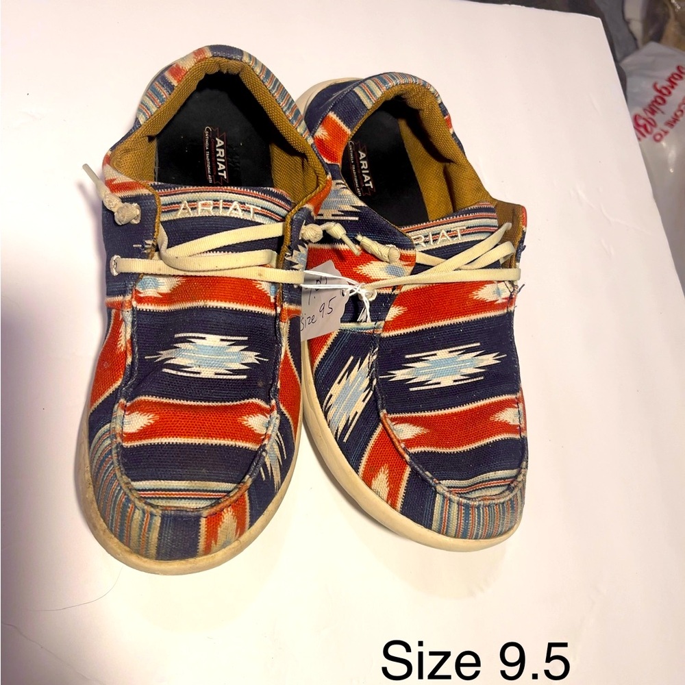 Cute hey dude type of kicks.  Worn but not worn out.